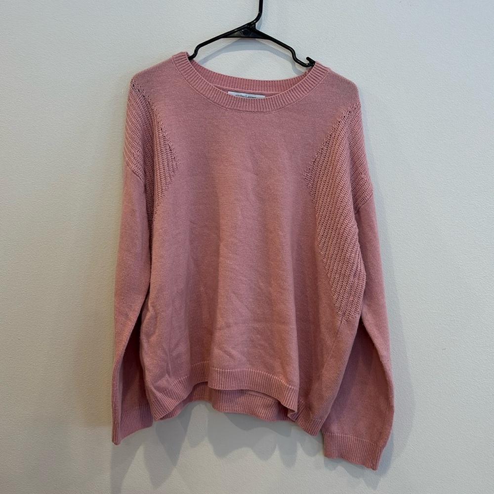 Stitches & Stripes Pink Wool Blend Sweater